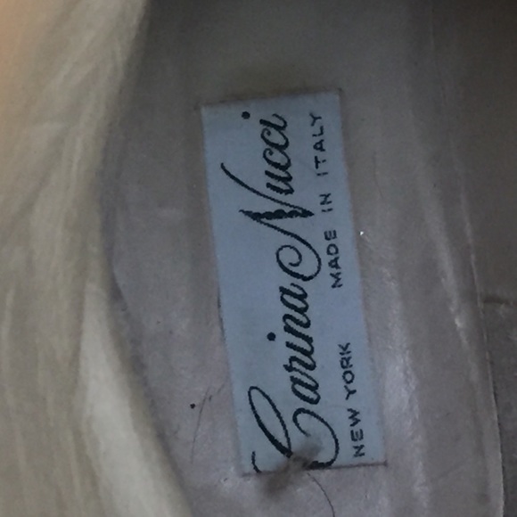 Vintage leather and snake cream boots size 10 - Picture 9 of 9